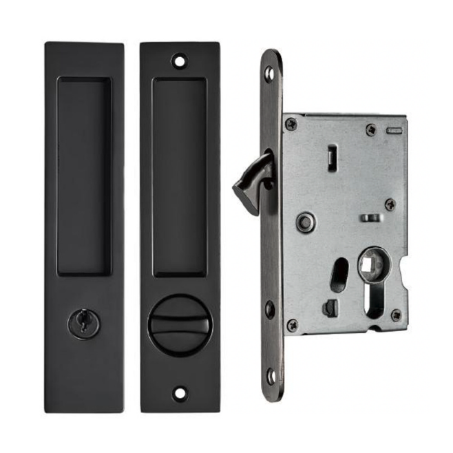 Flush Door Fixed Handle with Lock 2